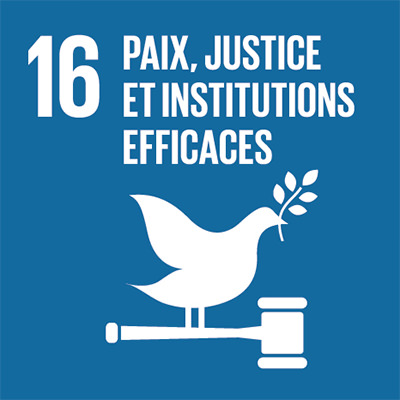 16. Paix, justice et institutions efficaces
